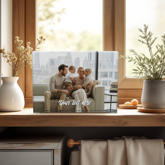 Bloc Photo Photo de famille personnalisée (Custom Family Photo Block)