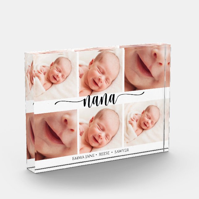 Bloc Photo Photo de la Fête des Mères de Nana Collage Photo B (Gauche)