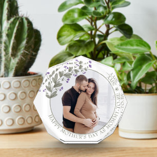 Bloc Photo Photo de la fête des mères encadrée de Fleur sa