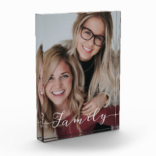 Bloc Photo Photo de manuscrit de famille