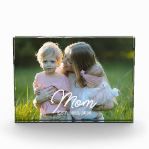 Bloc Photo Photo de script moderne établi par maman personnal