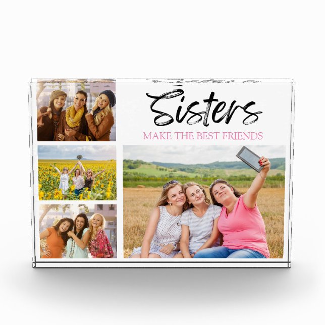 Bloc Photo Photo En verre Les soeurs font les meilleurs amis (Devant)