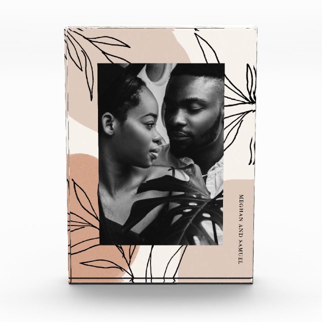 Bloc Photo Photo et nom de la plante Terre Tone Splashes (Devant)