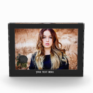 Bloc Photo Photo personnalisé de roses noires gothiques vinta