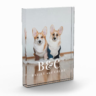 Bloc Photo Photo personnalisée Keepsaké chien animal de compa