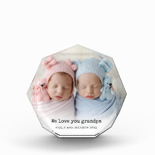 Bloc Photo Photo personnalisée Nous t'aimons Grand-Père Noms 