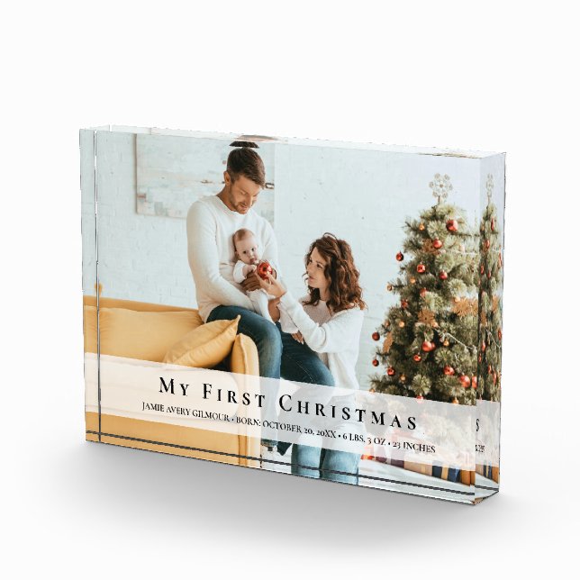 Bloc Photo Photo personnalisée Statistiques de naissance de N (Droite)