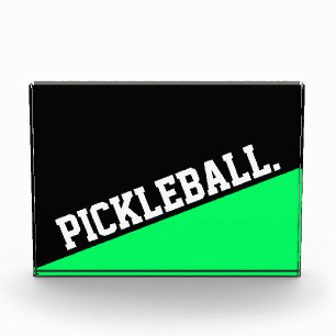 Bloc Photo PICKLEBALL Bright Lime Vert Black Color Block