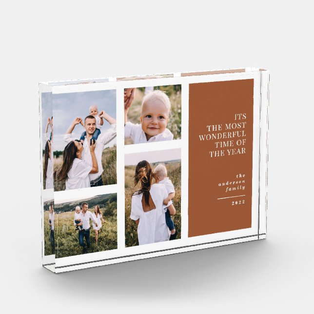 Bloc Photo Plus merveilleux temps élégante terre cuite multi  (Gauche)