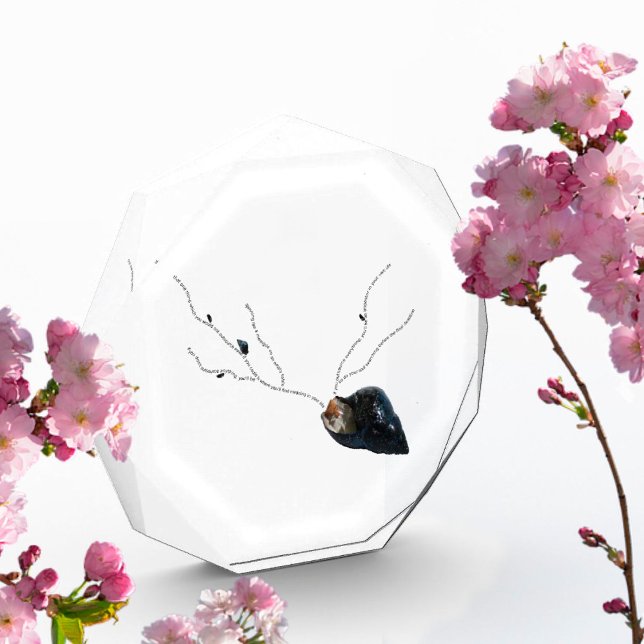 Bloc Photo Poésie de motivation côtière accessoires de bureau (Créateur téléchargé)