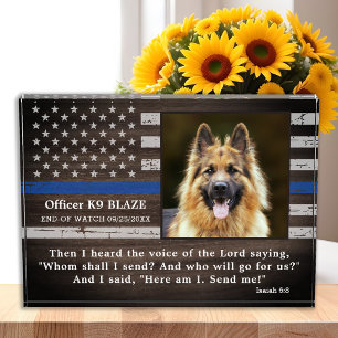 Bloc Photo Police Dog Memorial FallOfficer Police K9