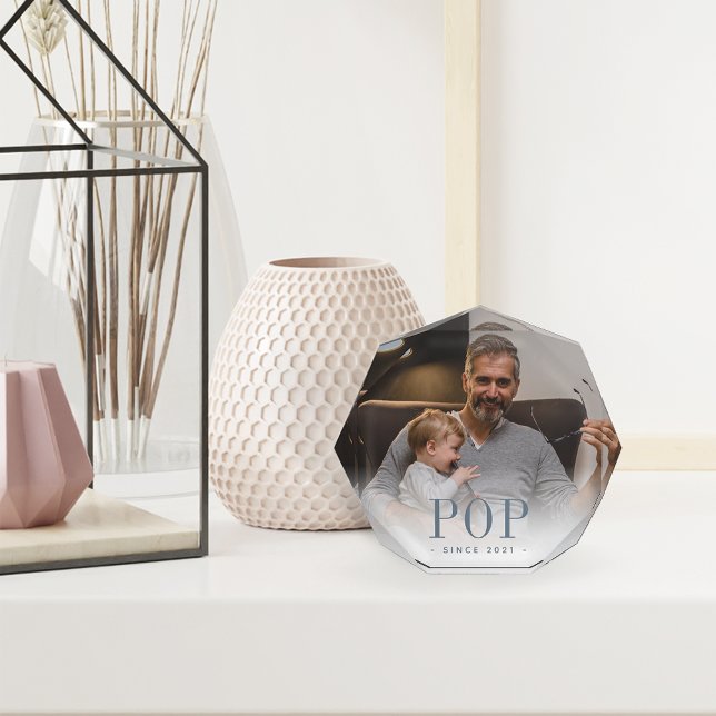 Bloc Photo Pop Grandpa Année Établie (Créateur téléchargé)