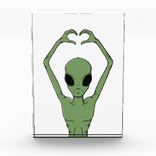 Bloc Photo Pose du cœur extraterrestre