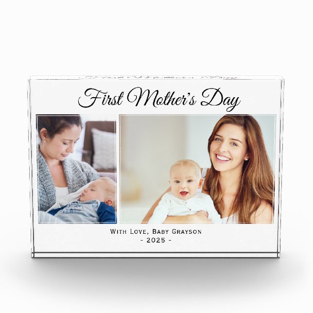 Bloc Photo Première fête des mères Deux blocs photos (Devant)