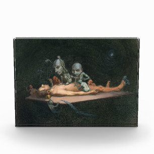 Bloc Photo Près De L'Expérience De La Mort Voir Le Mal Esprit