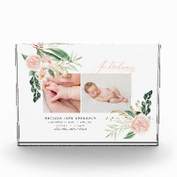 Présentation de la naissance florale rose pâle mul