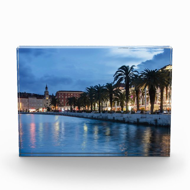 Bloc Photo Promenade de Split en Croatie (Devant)