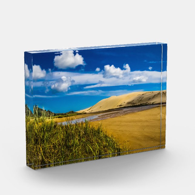 Bloc Photo Quicksand stream près de 90-Mile Beach, Nouvelle-Z (Gauche)