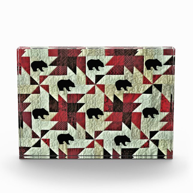 Bloc Photo Quilt d'ours noir (Devant)