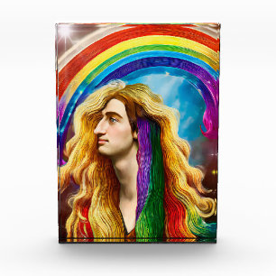 Bloc Photo Rainbow Deity Homme Of All love Imaginaire Art