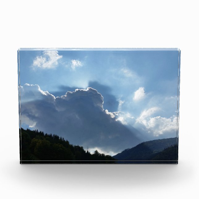 Bloc Photo rayons et nuages (Devant)