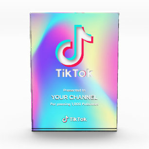 Bloc Photo récompense chaîne personnalisée TikTok