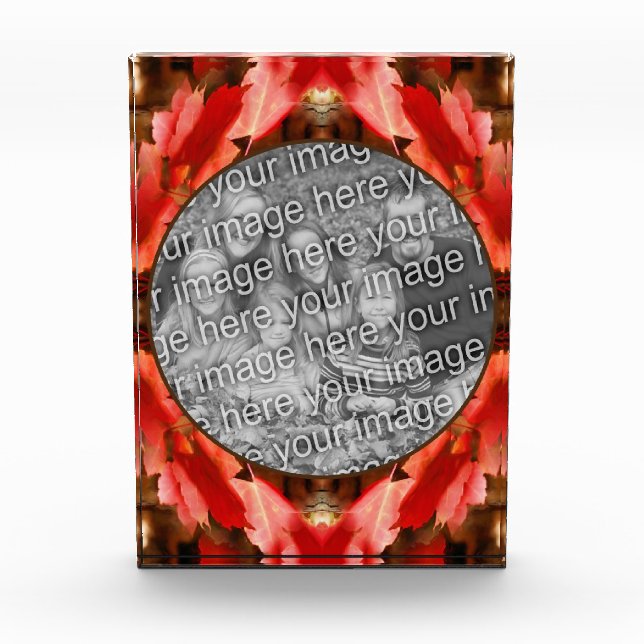Bloc Photo Red Autumn Leeds Nature Ajouter votre (Devant)