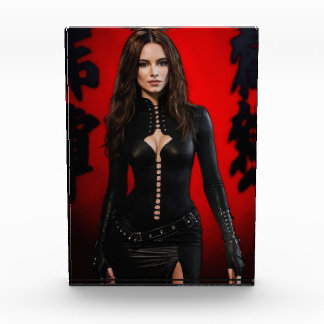 Bloc Photo Red Black photo block