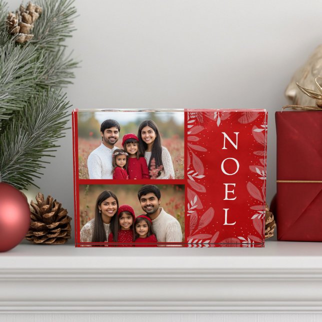 Bloc photo Red Noel 2 (Red Noel Christmas Photo Block )