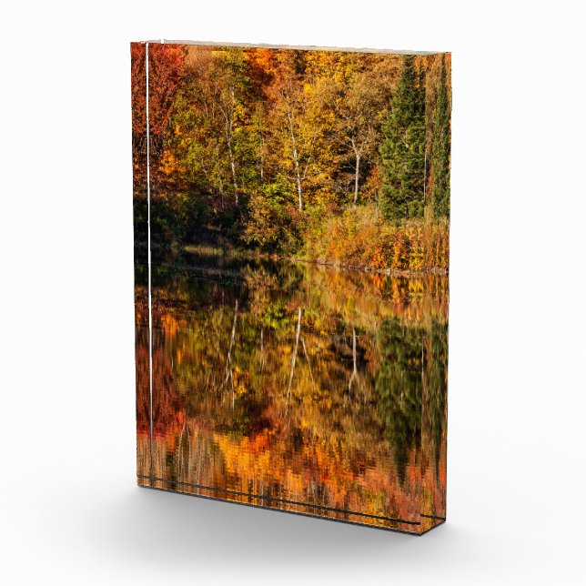Bloc Photo Reflet d'automne sur Coffin Pond (Droite)