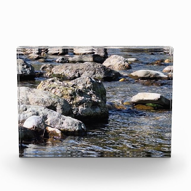 Bloc Photo Rivière des Monts Carpates - Impression de Nature  (Devant)