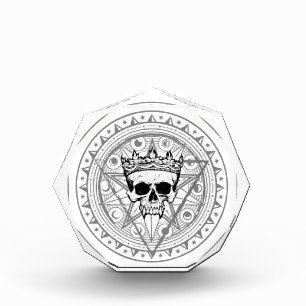 Bloc Photo Roi des morts : Dark Royal Vampire Sigil White