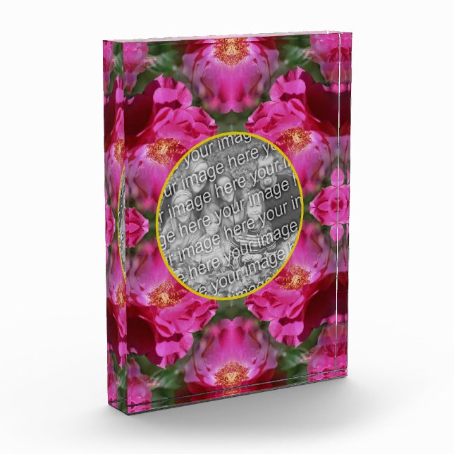 Bloc Photo Rose Roses Floral Abstrait Ajouter Votre (Gauche)