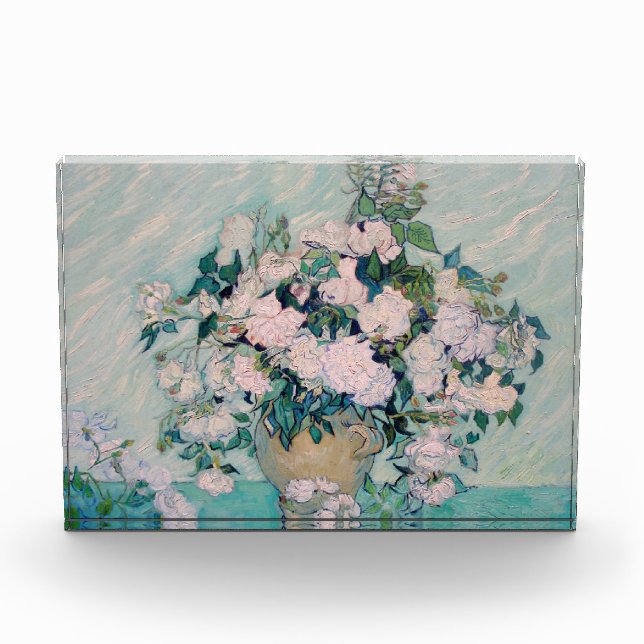 Bloc Photo Roses blanches-1890-Vincent van Gogh  (Devant)
