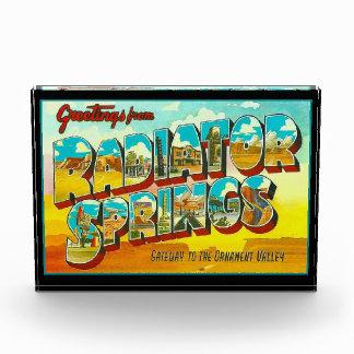 Bloc Photo Salutations de Radiator Springs Arizona