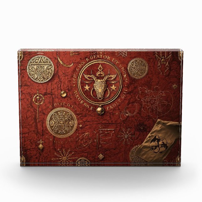 Bloc Photo Sceau de l'Ordre Caché (Devant)