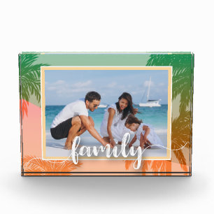 Bloc Photo Script de la famille des palmiers tropicaux