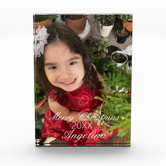 Bloc Photo Script de Noël Joyeux (Devant)