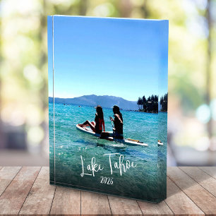 Bloc Photo Script de typographie de vacances en famille Cadea