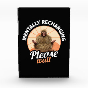 Bloc Photo Se ressourcer mentalement, veuillez patienter Funn