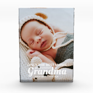 Bloc Photo Seules Les Meilleures Moms Promues À Grand-Mère Bé