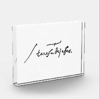 Signature de Saint-Theresa d'Avila