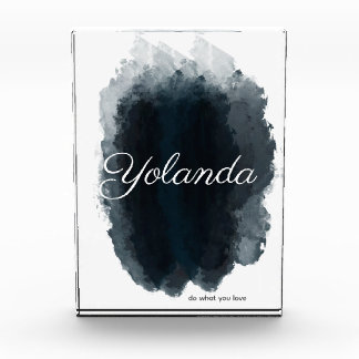 Bloc Photo Signature en gras