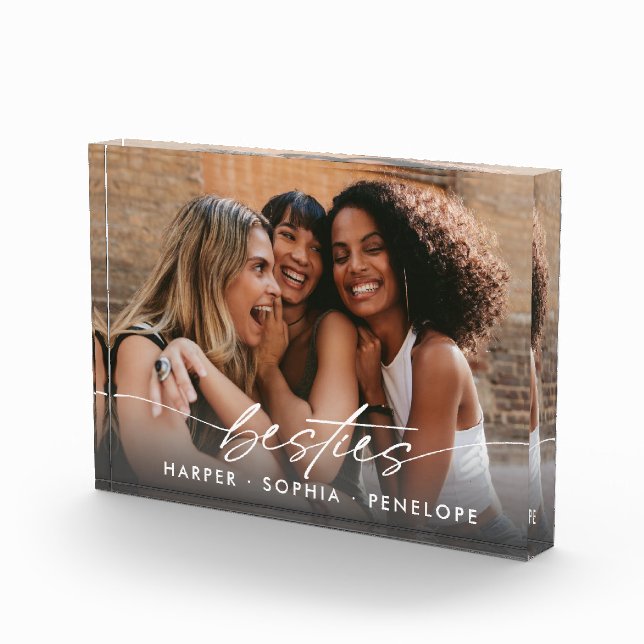 Bloc Photo Simple Besties Créez Votre Propre Script Moderne P (Droite)
