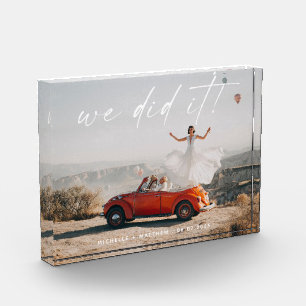 Bloc Photo Simple Nous avons fait la réception de mariage Pho