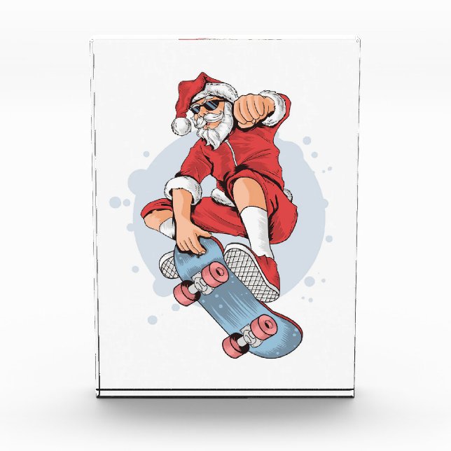 Bloc Photo Skateboard Skateboard Snowman (Devant)