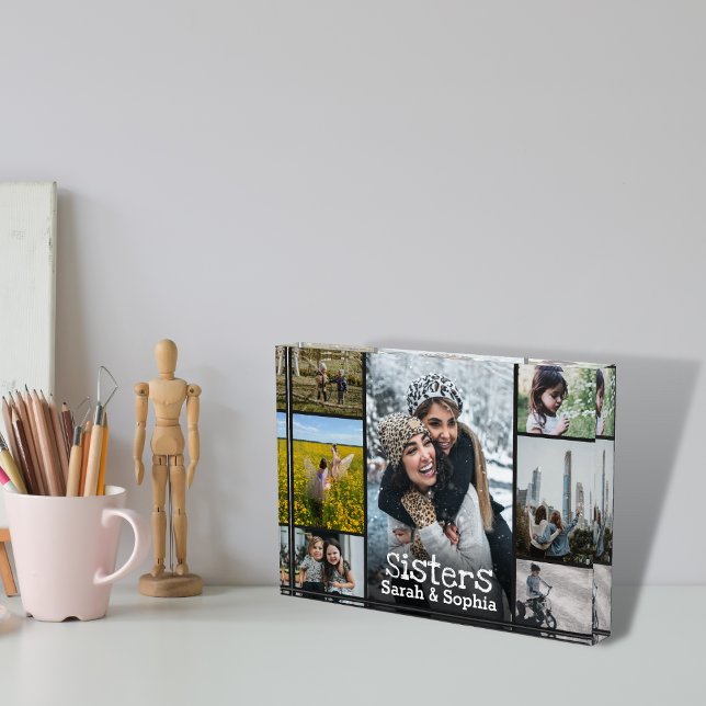 Bloc Photo Soeurs personnalisées modernes 7 Collage photo (Créateur téléchargé)