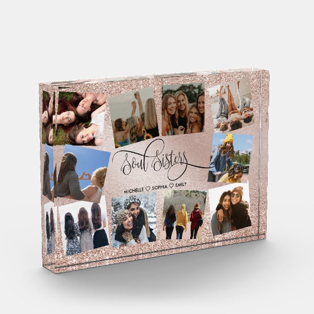 Bloc Photo Soul Soeurs Meilleurs Amis Pour Toujours Insérer P (Gauche)