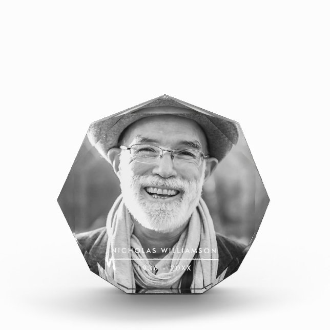 Bloc Photo Souvenir commémoratif simple moderne personnalisé (Devant)