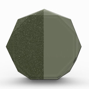 Bloc photo Split Moss Green Octagon